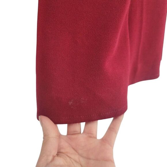 Lulus Whenever You Call Lace Open Back Maxi Dress Gown Red Medium - Picture 10 of 15